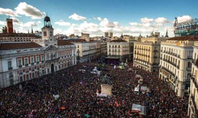 Podemos demonstration Madrid